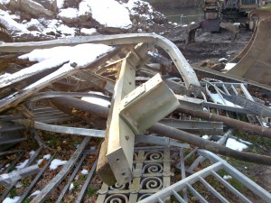 Das Ende eines schmucken Gitters