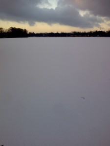 Der Maschsee auf dem Weg zu dicken Eis