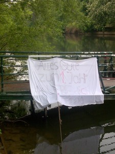 Alles Gute zum 1.Jahr! Ich liebe dich Corinna!