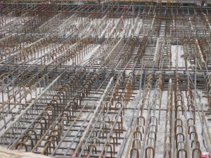 Statische Vorbereitungen für den Hochbahnsteig