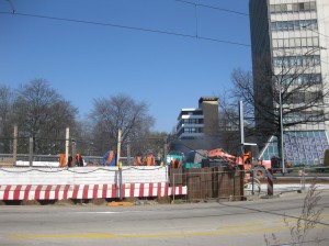 Asphaltieren in der Sonne